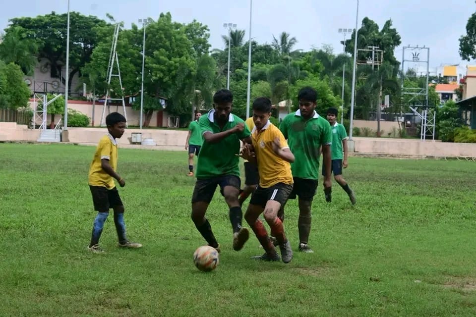 INTER HOUSE FOOTBALL TOURNAMENT(Semi Final) AT BJEM SCHOOL