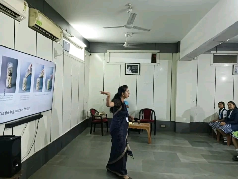 Informative Workshop on Career Planning and Personality Development for +2 Students  by Dr. Rachita Ota from Amity University at BJEM SCHOOL