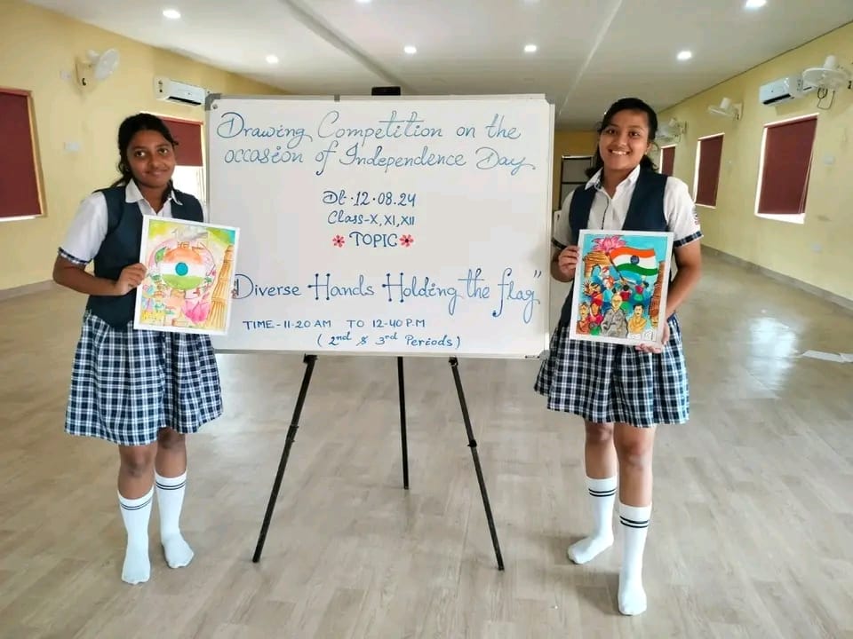 Drawing Competitions by our young Artist of BJEM SCHOOL on the occasion of Independence Day Celebration