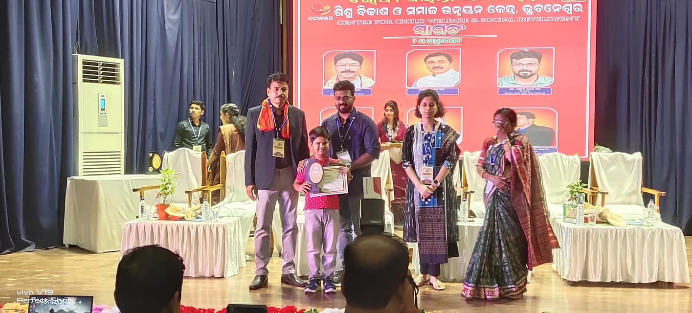 BJEM Shines Bright at the 25th State Level Shishu Prativa Mahotsav 2024! Jigyansu Jitesh Jena from UKG-D secured First Position in the Drawing Competition.