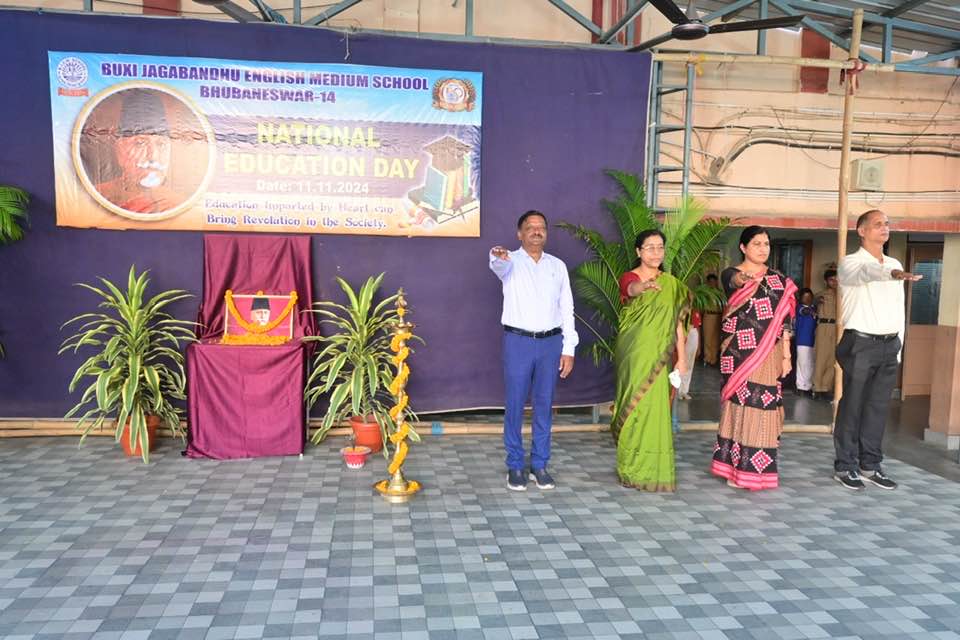 National Education Day  celebrated at BJEM School. This special day reminds us of the transformative power of education.