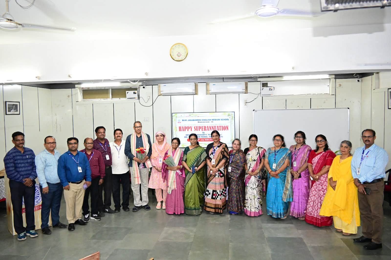 Happy Superannuation (Farewell Ceremony) to Teachers & Staff of BJEM SCHOOL